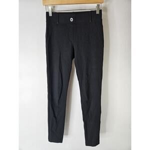 Betabrand Womens XS Petite Classic Straight Leg Dress Pant Yoga Black W0076-BK